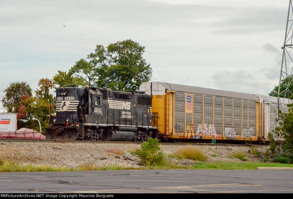 NS GP38-2 High nose Locomotive in the yard